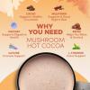 imageRYZE SUPERFOODS Day  Night Bundle with Mushroom Coffee and RYZE Hot Cocoa USDA Organic Mushroom Coffee with 6 Adaptogenic Mushrooms ampamp MCT Oil Hot Cocoa Keto Sleep Aid with Melatonin 3020 Serving