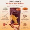 imageRYZE SUPERFOODS Mushroom Coffee USDA Organic with 6 Adaptogenic Mushrooms and MCT Oil USA Grown Instant Coffee for Better Energy Focus Digestion Immunity with Lions Mane ampamp Turkey Tail 30 servings635 Ounce Pack of 2