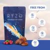 imageRYZE SUPERFOODS Mushroom Hot Cocoa Melatonin Sleep Supplement Keto Cocoa Powder with Reishi Mushroom Melatonin Glycine Cacao LTheanine Chicory to Help Fall Asleep and Stay Asleep 20 Servings