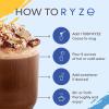 imageRYZE SUPERFOODS Mushroom Hot Cocoa Melatonin Sleep Supplement Keto Cocoa Powder with Reishi Mushroom Melatonin Glycine Cacao LTheanine Chicory to Help Fall Asleep and Stay Asleep 20 Servings