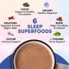 imageRYZE SUPERFOODS Mushroom Hot Cocoa Melatonin Sleep Supplement Keto Cocoa Powder with Reishi Mushroom Melatonin Glycine Cacao LTheanine Chicory to Help Fall Asleep and Stay Asleep 20 Servings