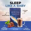 imageRYZE SUPERFOODS Mushroom Hot Cocoa Melatonin Sleep Supplement Keto Cocoa Powder with Reishi Mushroom Melatonin Glycine Cacao LTheanine Chicory to Help Fall Asleep and Stay Asleep 20 Servings