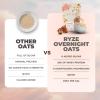 imageRYZE SUPERFOODS Mushroom Overnight Oats Oatmeal with 6 Adaptogenic Mushrooms and 20g GrassFed Whey Protein ampamp Chia Seeds Lions Mane Turkey Tail Shiitake Reishi Healthy Breakfast 14 servings