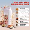 imageRYZE SUPERFOODS Mushroom Overnight Oats Oatmeal with 6 Adaptogenic Mushrooms and 20g GrassFed Whey Protein ampamp Chia Seeds Lions Mane Turkey Tail Shiitake Reishi Healthy Breakfast 14 servings