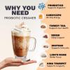 imageRYZE SUPERFOODS Probiotic Coffee Creamer with 6 Organic Adaptogenic Mushrooms ampamp Probiotics for Energy Focus Digestion with USA Grown Turkey Tail Shiitake Lions Mane Reishi Gluten Free 30 serving