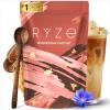 imageRYZE SUPERFOODS Mushroom Chicory with 6 Organic Adaptogenic Mushrooms Keto Decaf Coffee with Chicory Root for Energy Focus Digestion Immunity with Lions Mane Turkey Tail Shiitake 30 servings