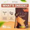 imageRYZE SUPERFOODS RYZE n Shine Bundle USDA Organic Mushroom Medium Roast Coffee  Probiotic Coffee Creamer with 6 Adaptogenic Mushrooms for Better Energy Focus Digestion Immunity 30  30 ServingsMedium Roast