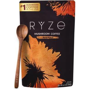 imageRYZE SUPERFOODS RYZE n Shine Bundle USDA Organic Mushroom Medium Roast Coffee  Probiotic Coffee Creamer with 6 Adaptogenic Mushrooms for Better Energy Focus Digestion Immunity 30  30 ServingsDark Roast